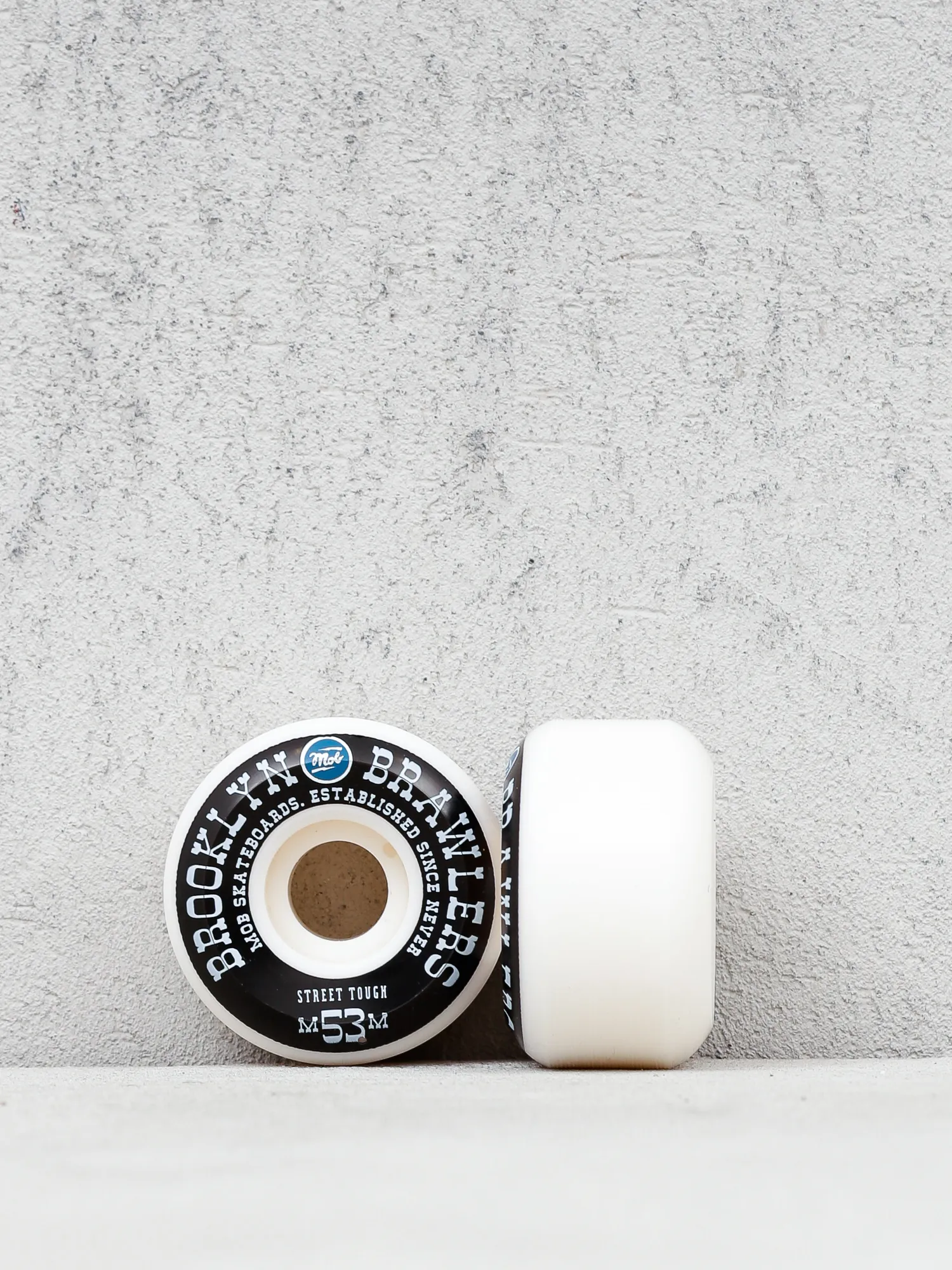 Mob Skateboards Brooklyn Brawlers Wheels (white/black/blue)