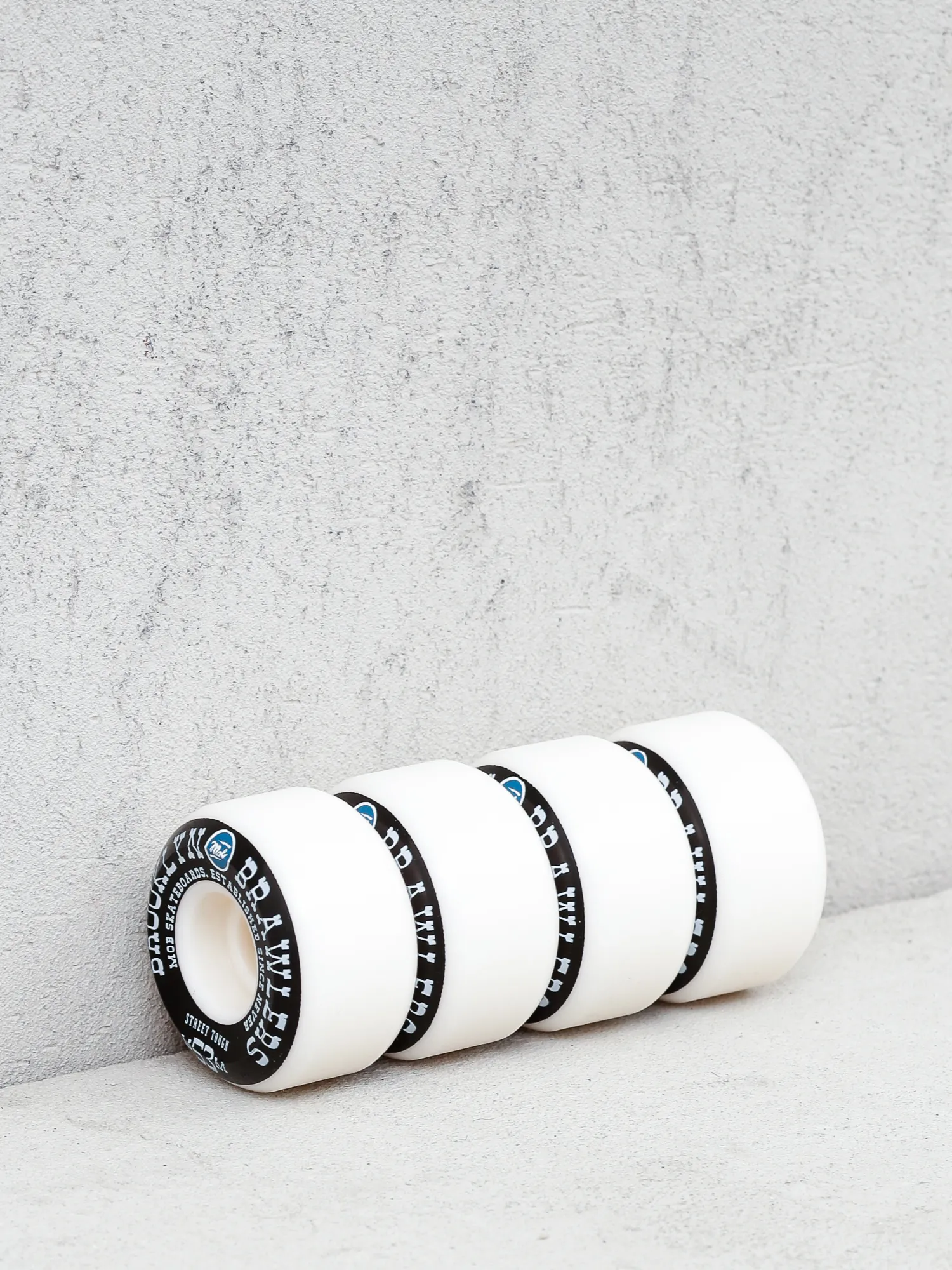 Mob Skateboards Brooklyn Brawlers Wheels (white/black/blue)