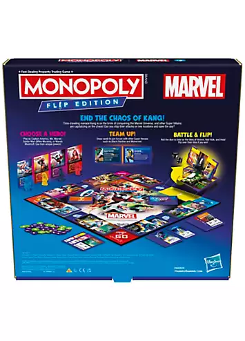 Monopoly Flip Edition Marvel by Hasbro | Look Again