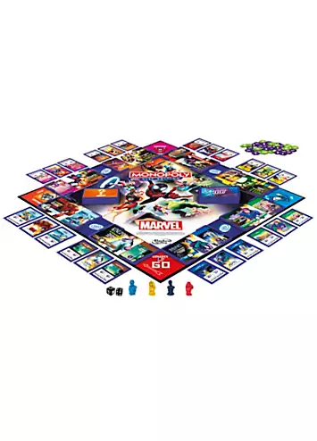 Monopoly Flip Edition Marvel by Hasbro | Look Again