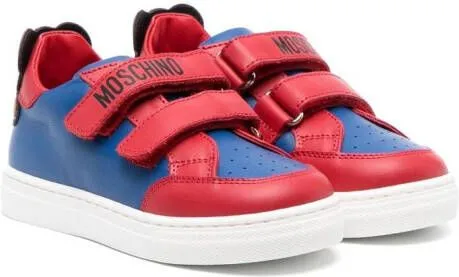 Moschino Kids Teddy Bear low-top sneakers Red