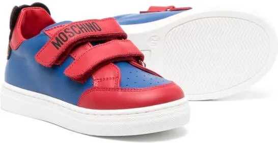 Moschino Kids Teddy Bear low-top sneakers Red