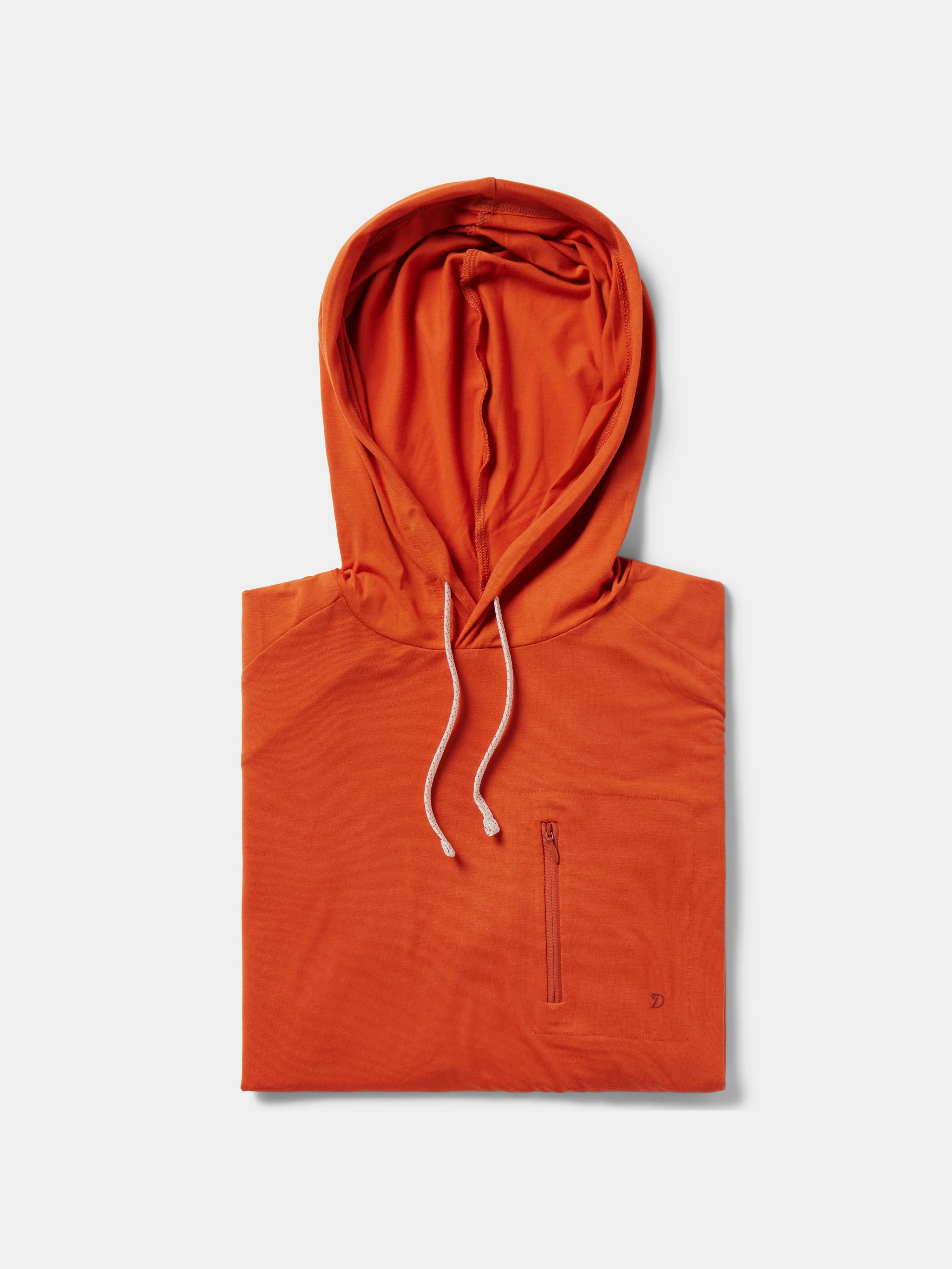 M's Lightweight Bamboo Hoodie Cinnamon Teal