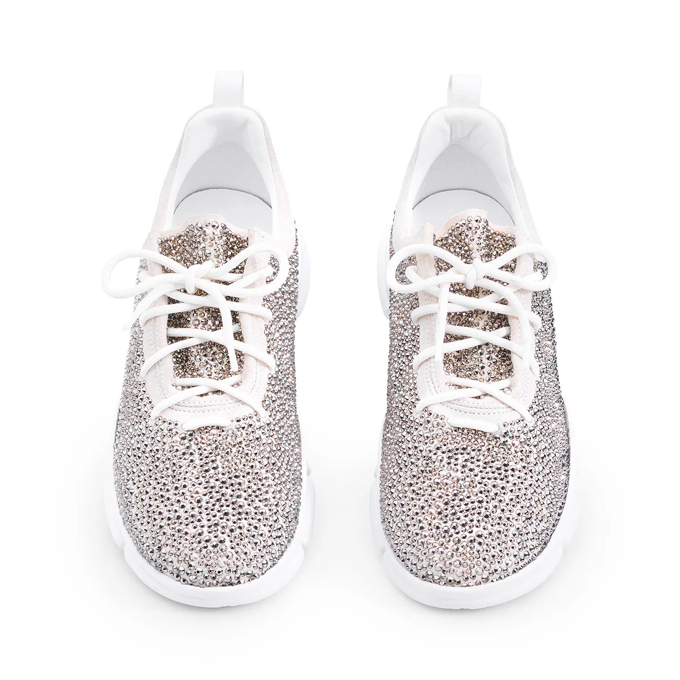 Mykonos Swarovski White Sneakers