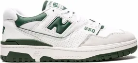 New Balance 550 White Team Forest Green sneakers