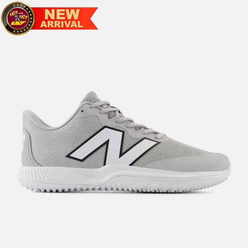 New Balance FuelCell 4040v7 Turf Trainer: Raincloud(Gray) with Optic White