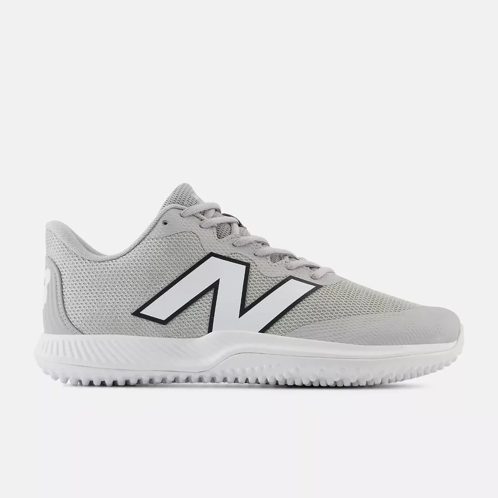 New Balance FuelCell 4040v7 Turf Trainer: Raincloud(Gray) with Optic White