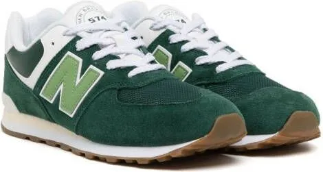 New Balance Kids 574 lace-up sneakers Green