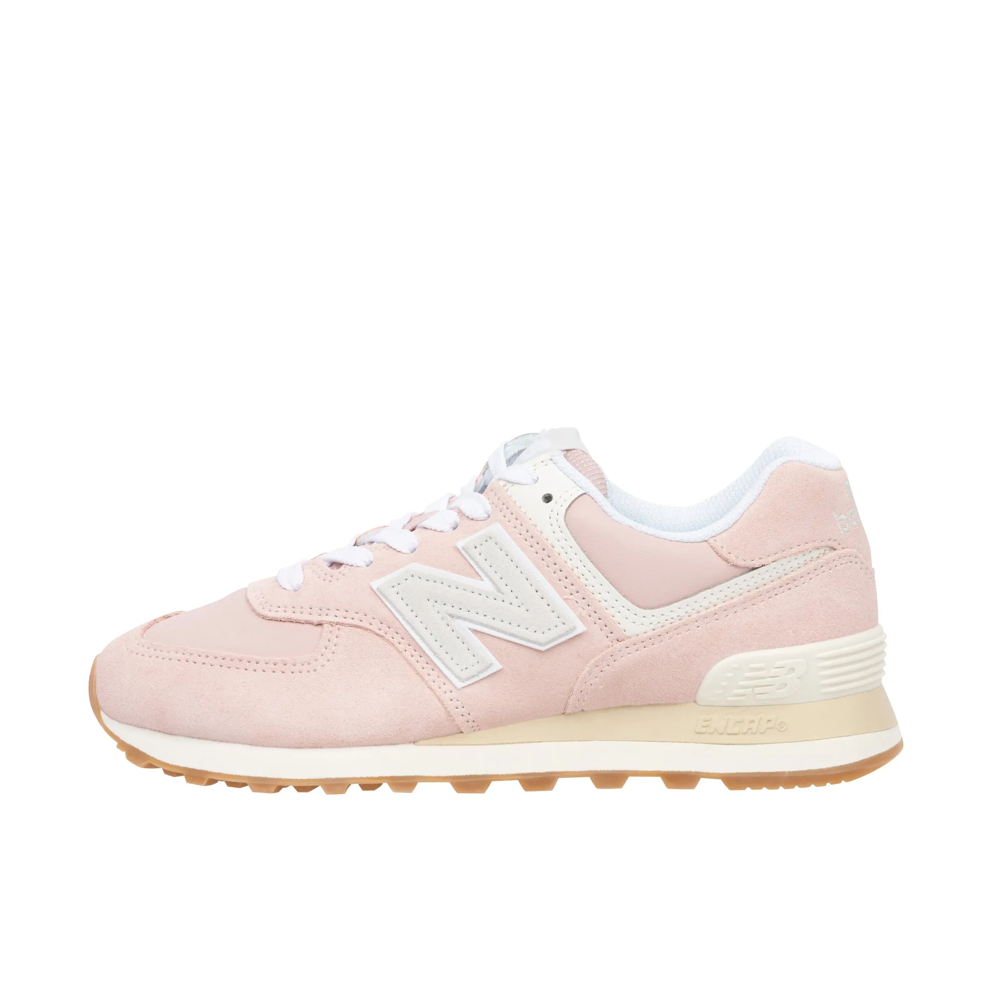 New Balance Womens 574 Orb Pink/Grey Matter