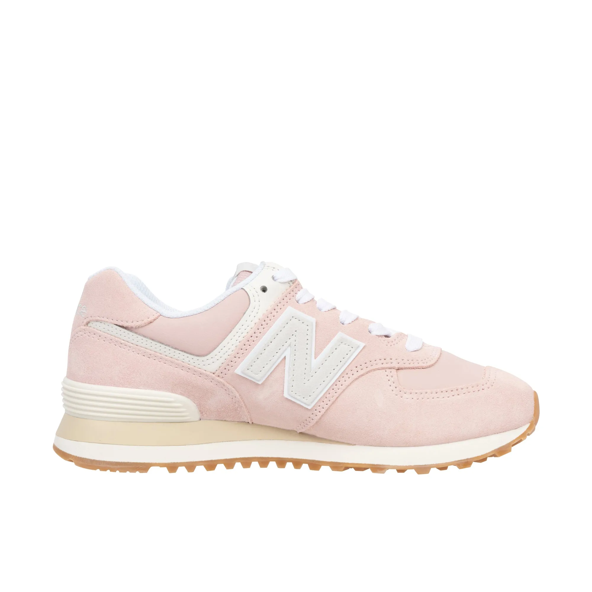 New Balance Womens 574 Orb Pink/Grey Matter