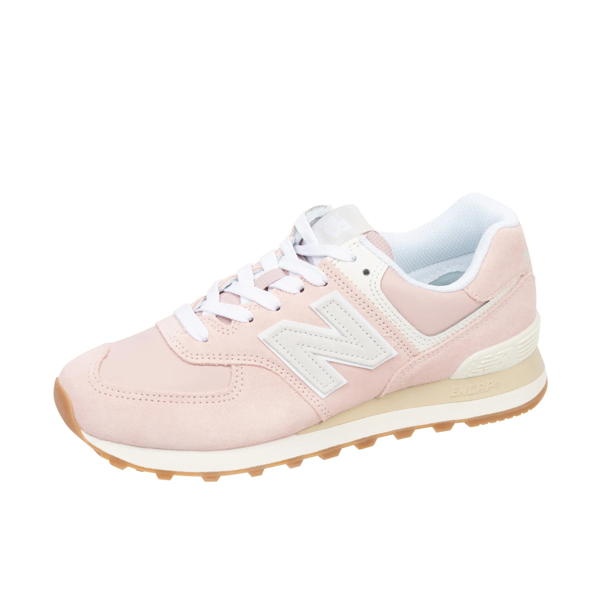 New Balance Womens 574 Orb Pink/Grey Matter