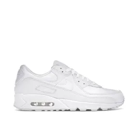 Nike Air Max 90 Triple White Leather 2020 | CZ5594-100 | Laced