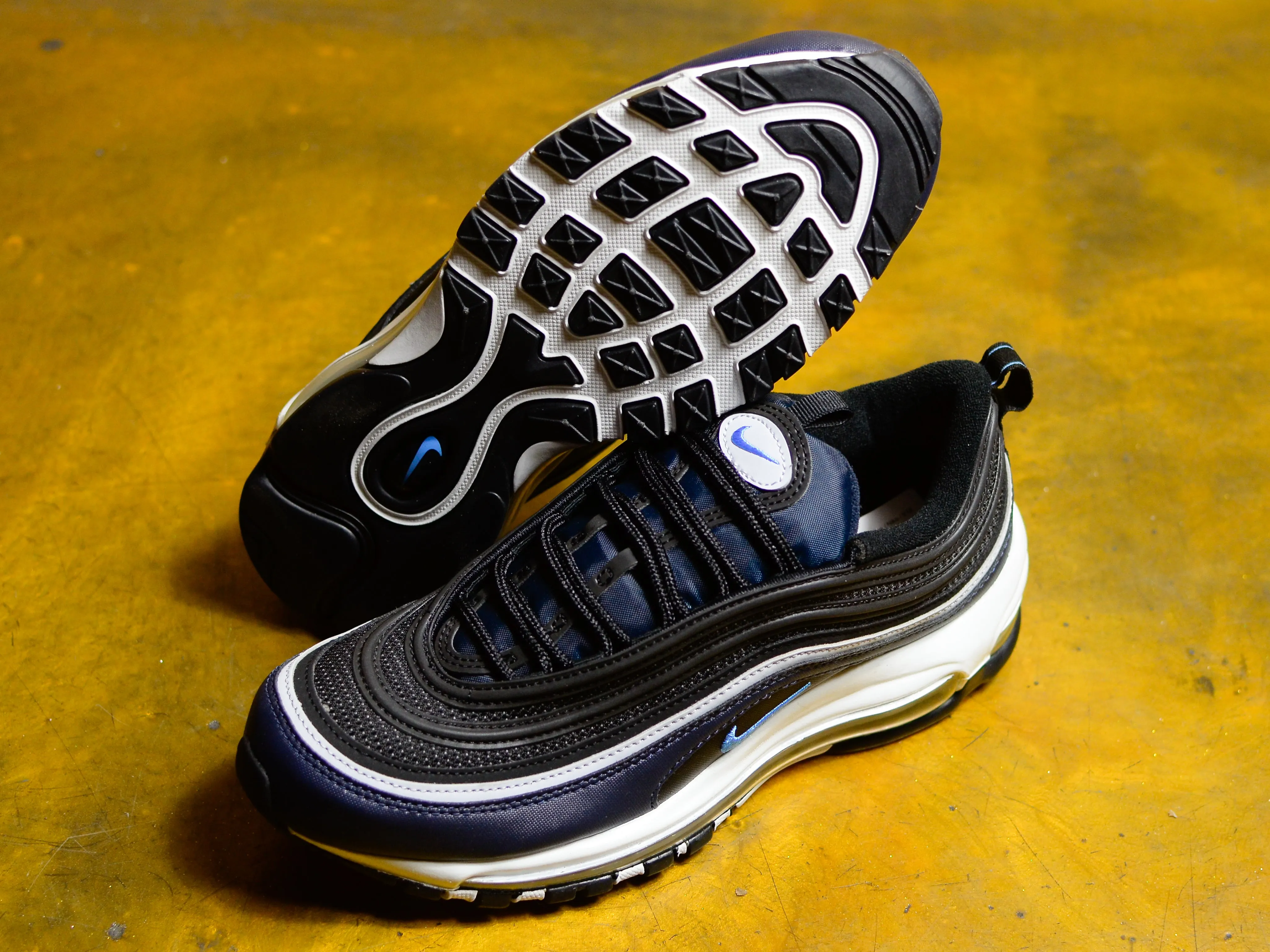 Nike Air Max 97 - Black / University Blue / Dark Obsidian