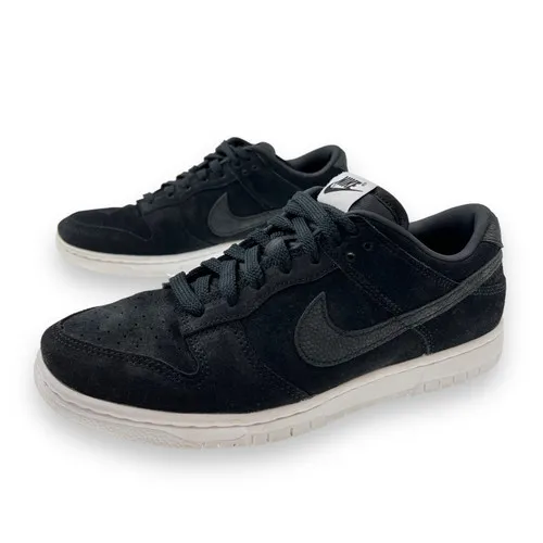 Nike Dunk By You Black Pebbled Leather