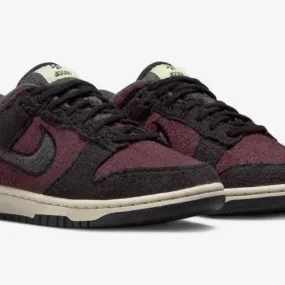 Nike Dunk Low Fleece Burgundy Crush (W)