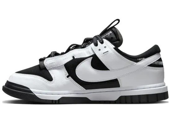 nike Nike Mens Air Dunk Jumbo Wht/Blk DV821 002 