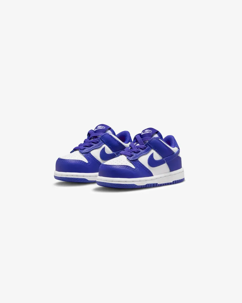 NIKE TD DUNK LOW - WHITE/ CONCORD/ UNIVERSITYRED