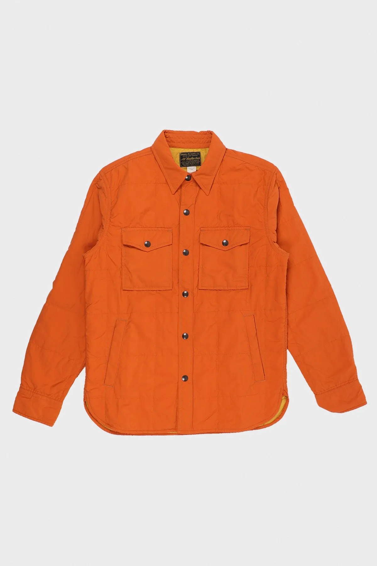 Nylon Longsleeve Shirt Jacket - Orange