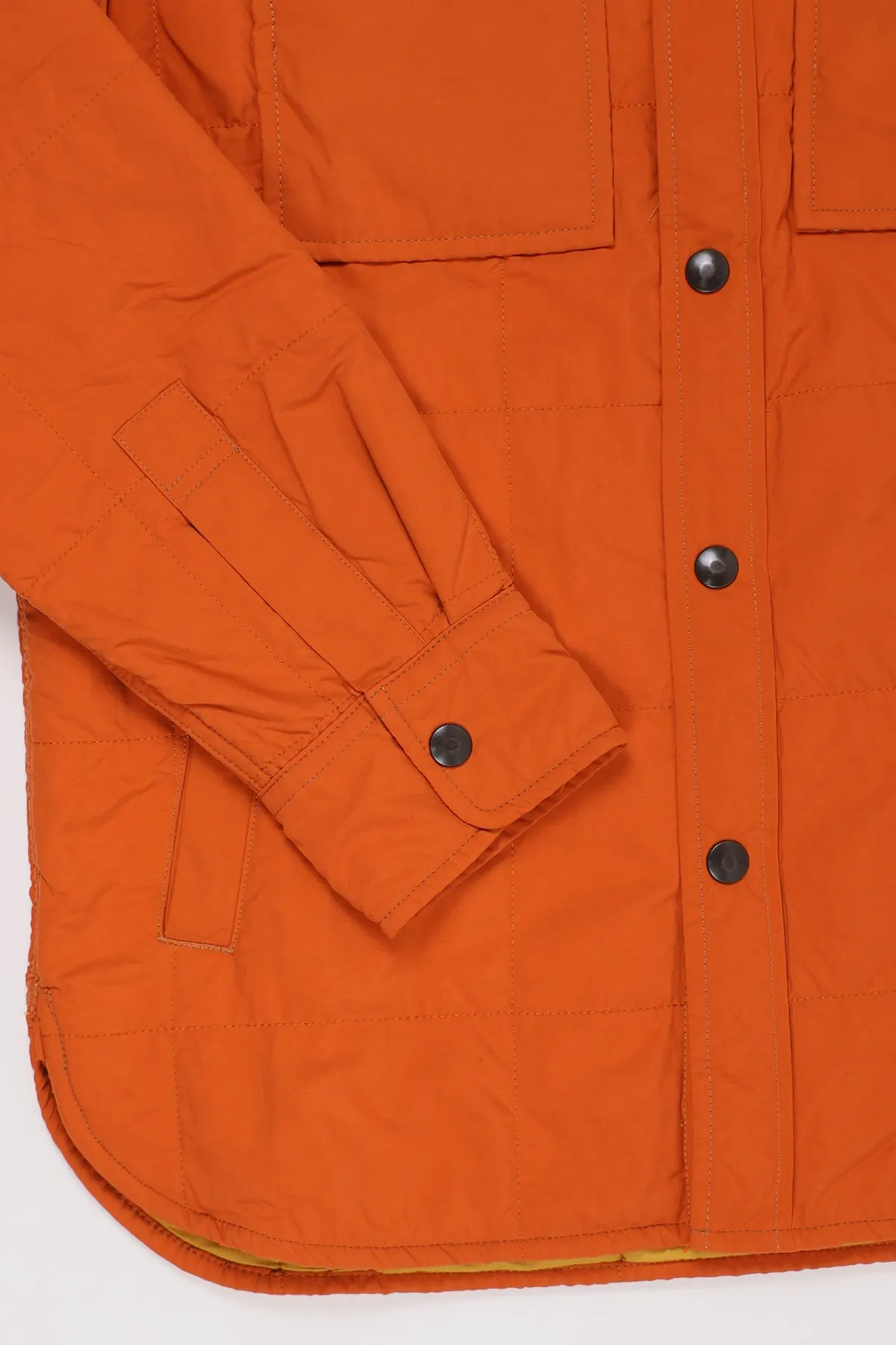 Nylon Longsleeve Shirt Jacket - Orange