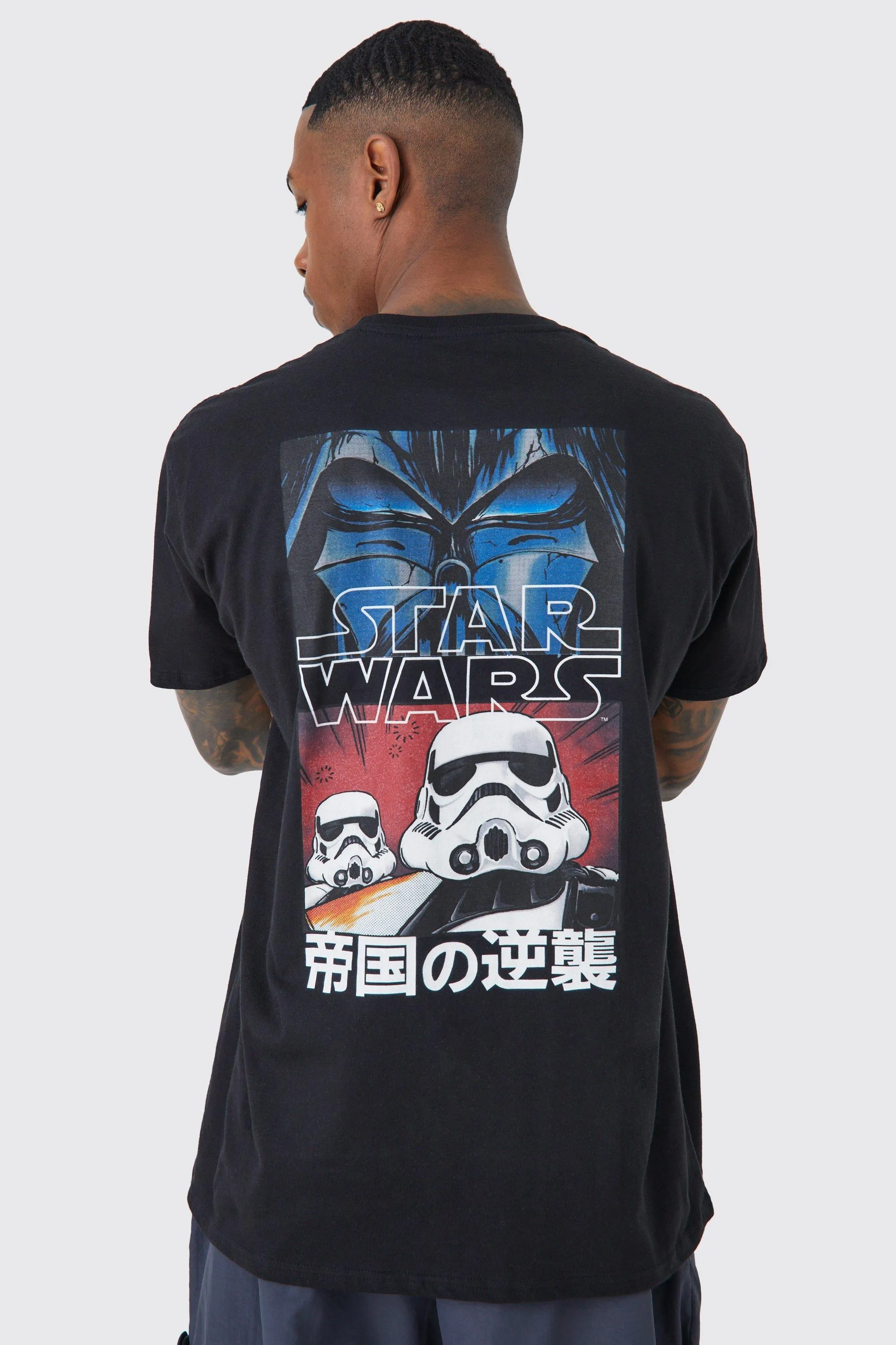 Oversized Star Wars License T-shirt | boohooMAN UK