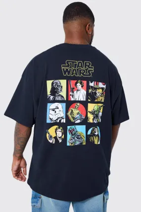 Plus Star Wars License T-shirt | boohooMAN UK