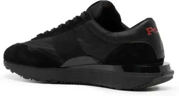 Polo Ralph Lauren embroidered-logo low-top sneakers Black