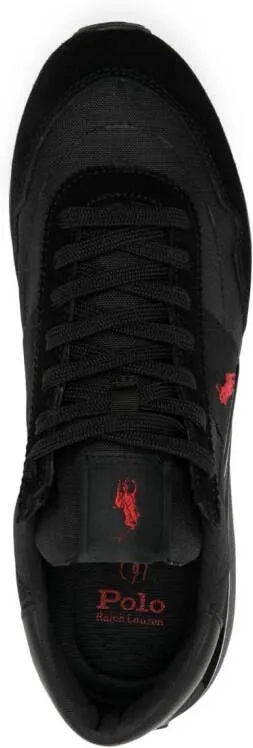 Polo Ralph Lauren embroidered-logo low-top sneakers Black