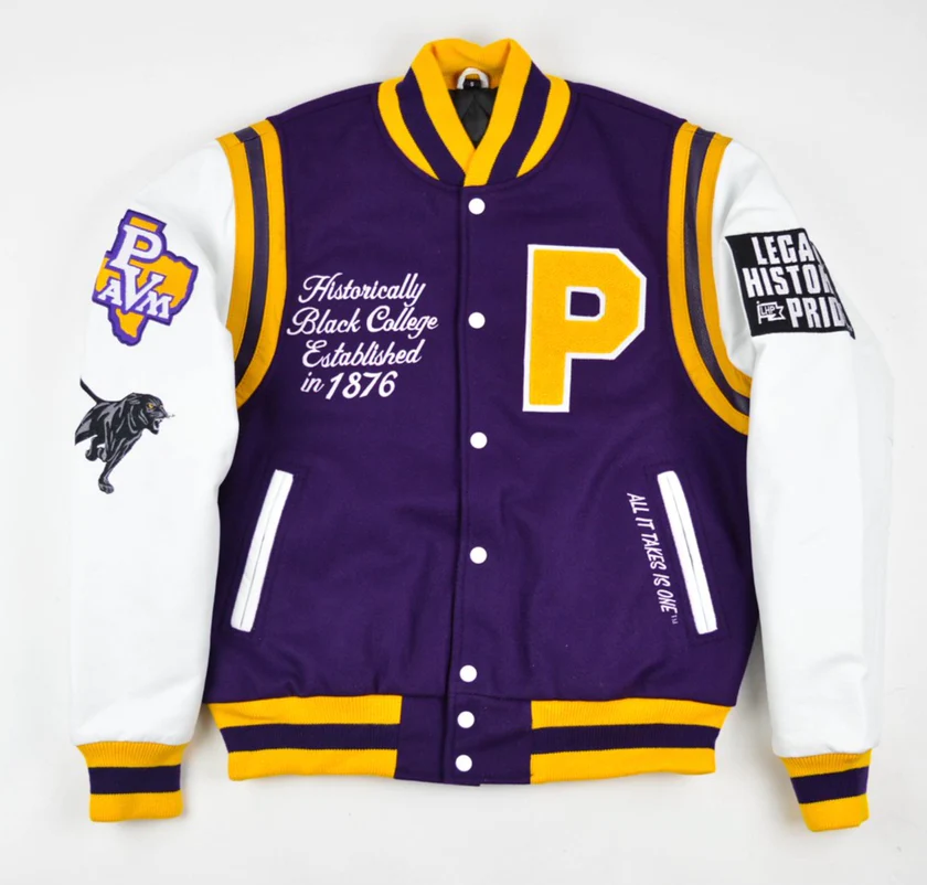 Prairie View A&M University Motto Varsity Jacket