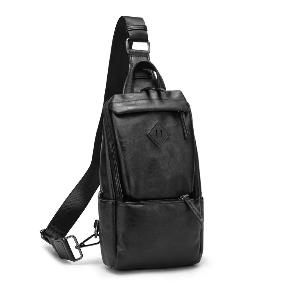 Premium Leather Chest Bag