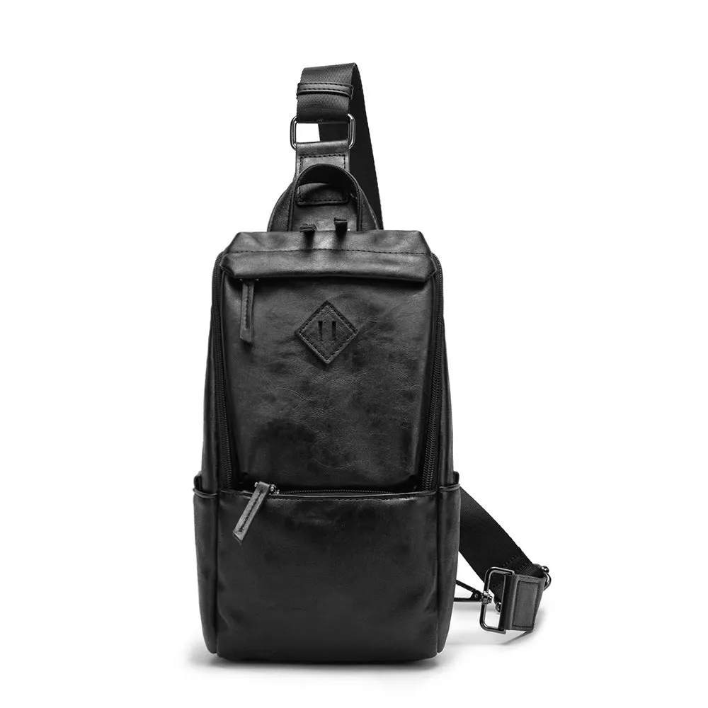 Premium Leather Chest Bag