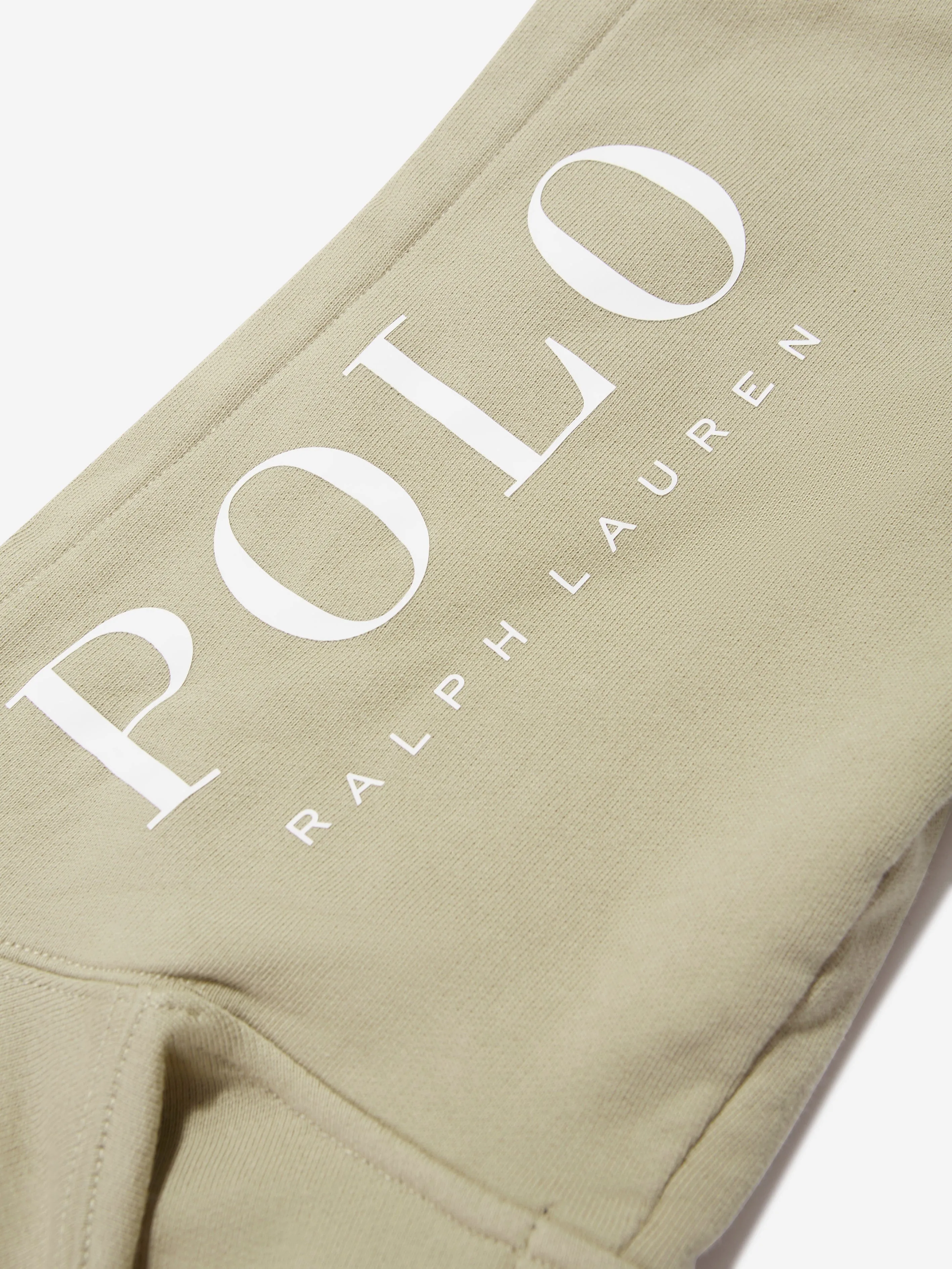 Ralph Lauren Boys Polo Hoodie in Brown