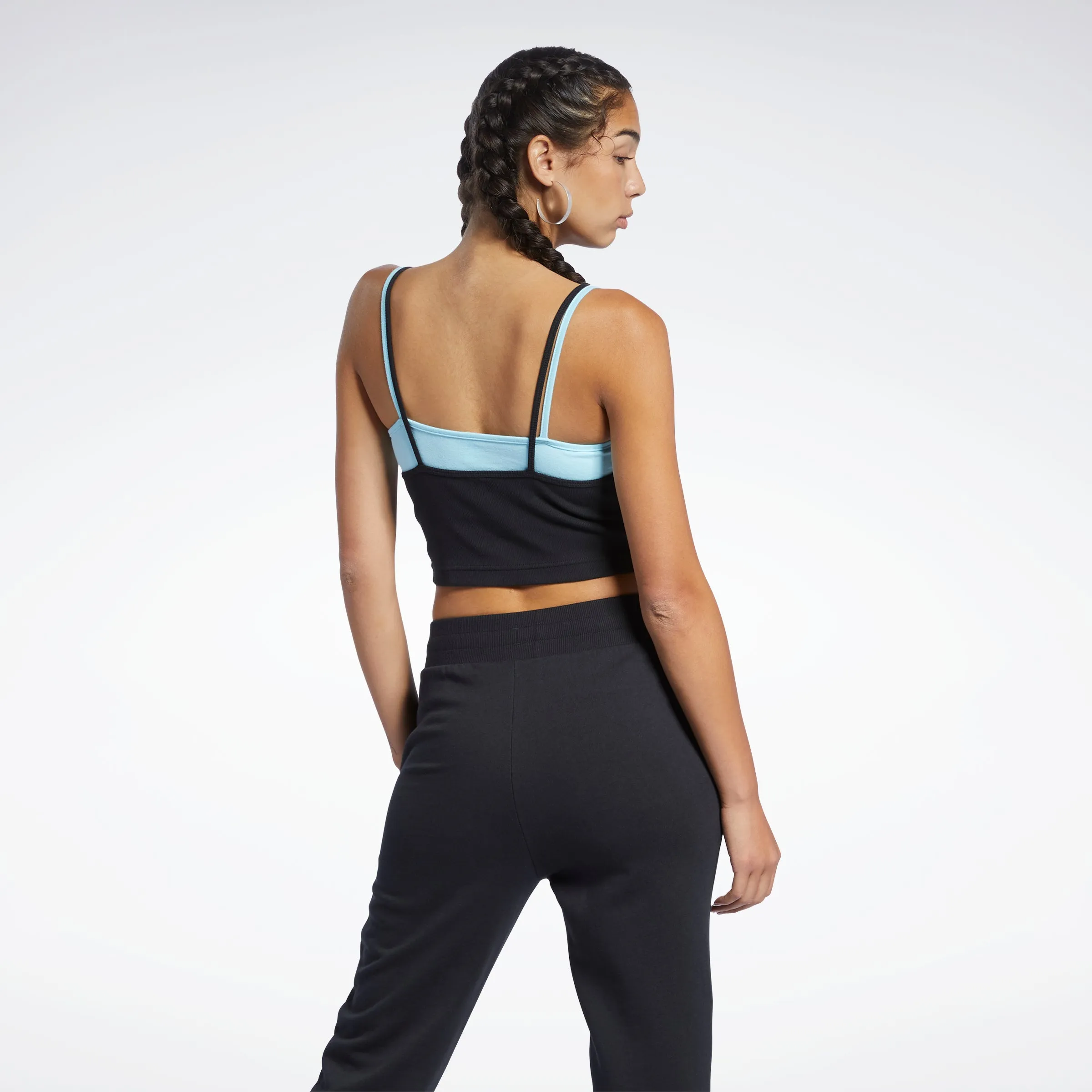 Reebok Classics Strappy Rib Tank Top Black