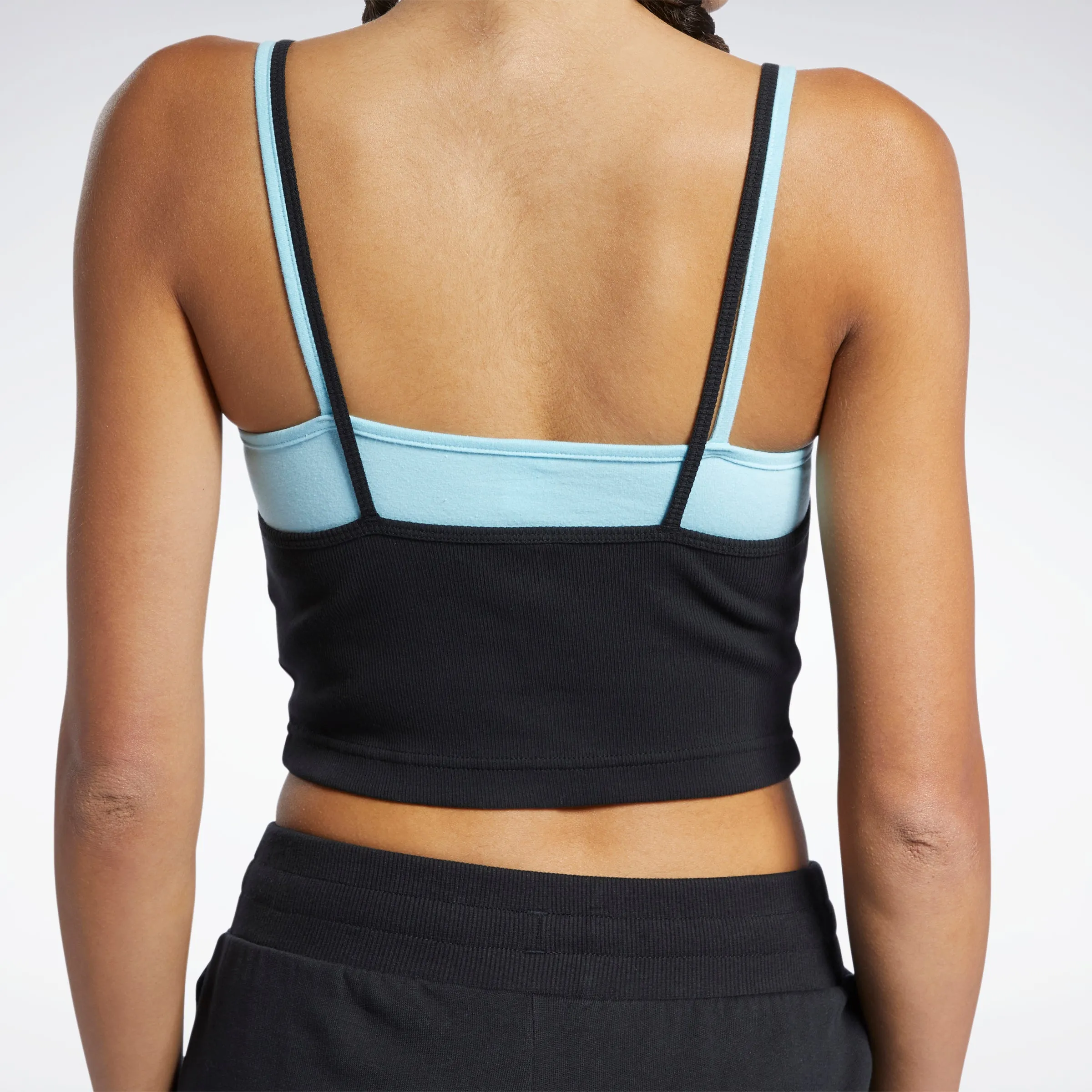 Reebok Classics Strappy Rib Tank Top Black