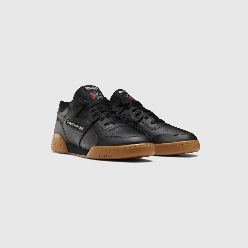 Reebok Workout Plus - Black / Carbon / Classic Red / Reebok Royal-Gum