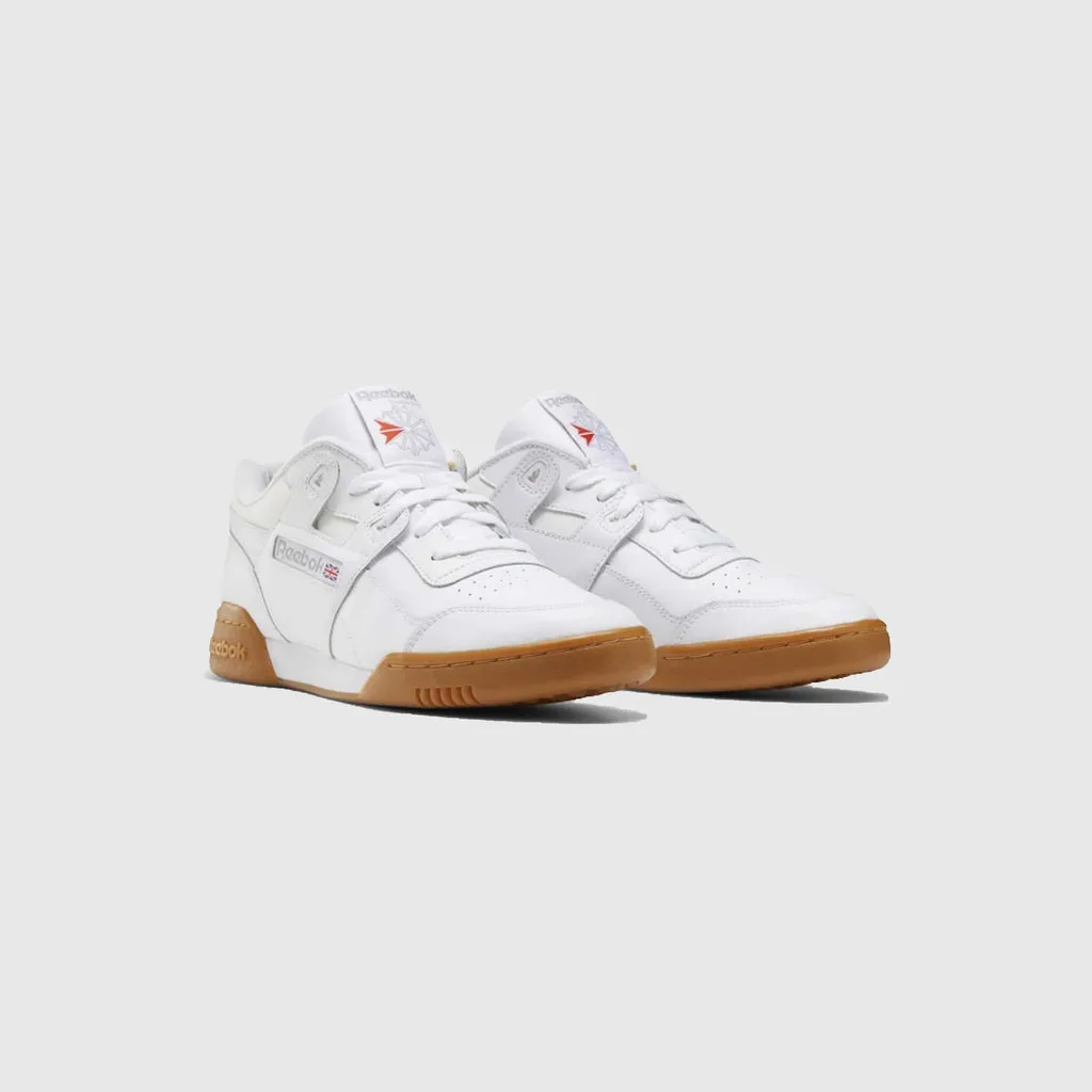 Reebok Workout Plus - White / Carbon / Classic Red / Reebok Royal Gum