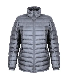 Result Ladies/Womens Ice Bird Padded Jacket (Water Repellent & Windproof) (Frost Gray) - UTBC2047