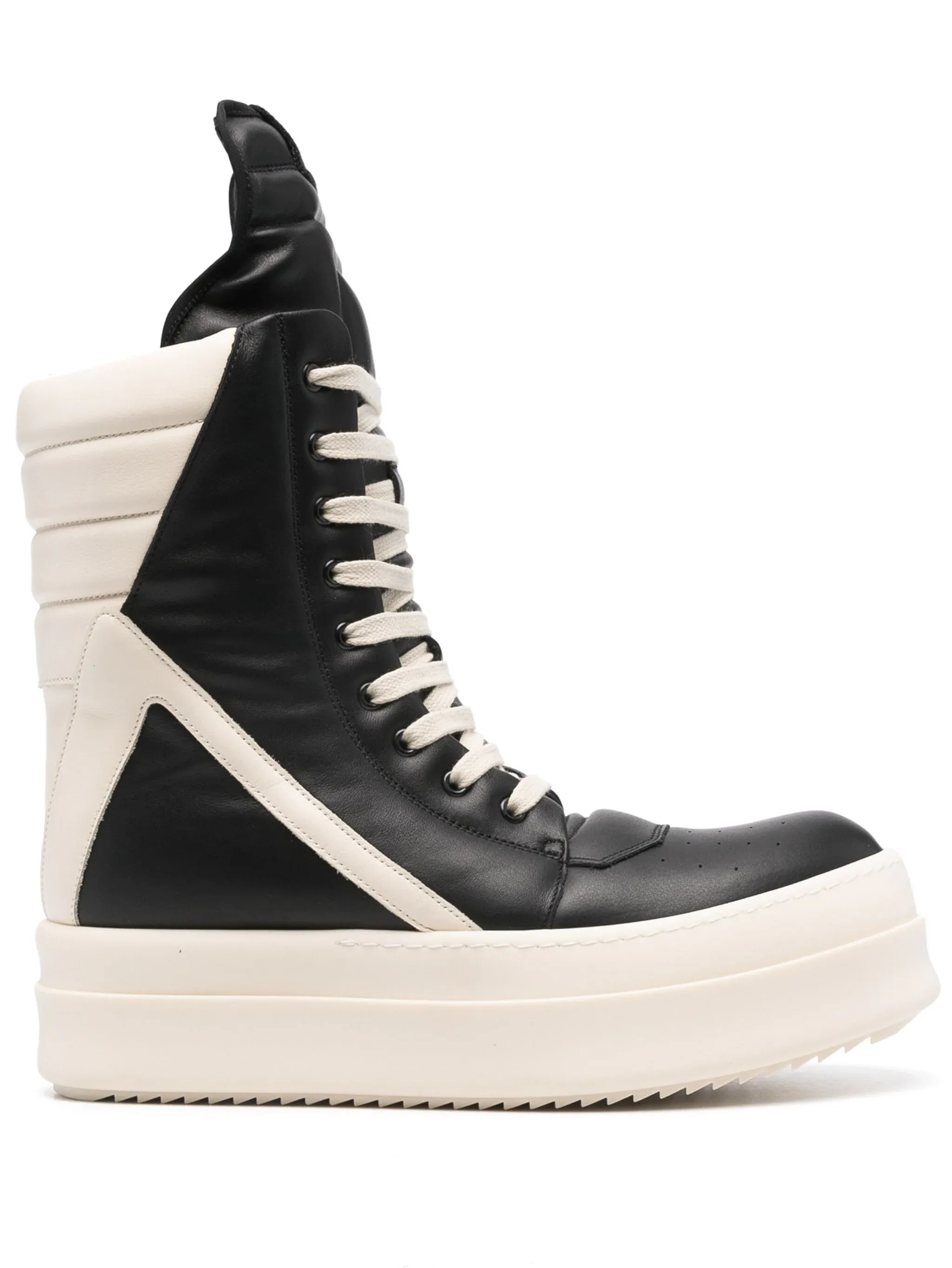 RICK OWENS - Men Scarpe In Pelle - Mega Geobasket Sneakers