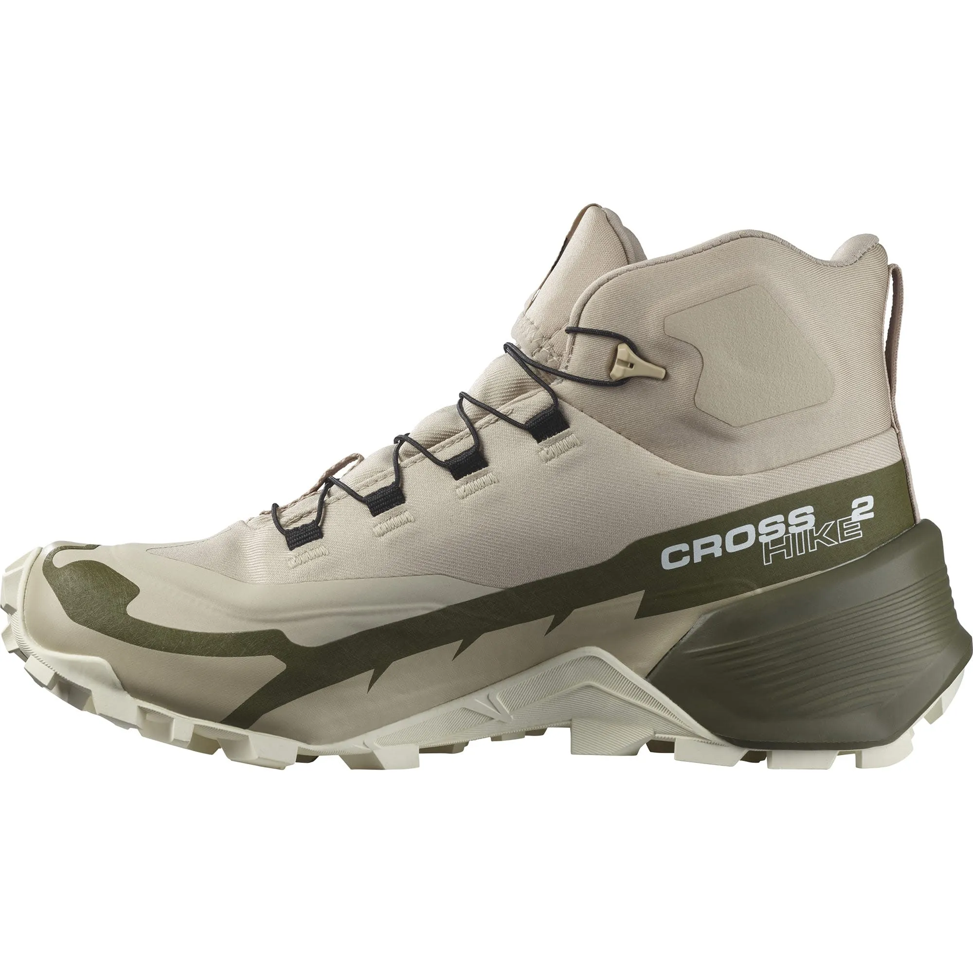 Salomon Women's Cross Hike Mid GORE-TEX 2 Feather Gray/Olive Night/White | Buy Salomon Women's Cross Hike Mid GORE-TEX