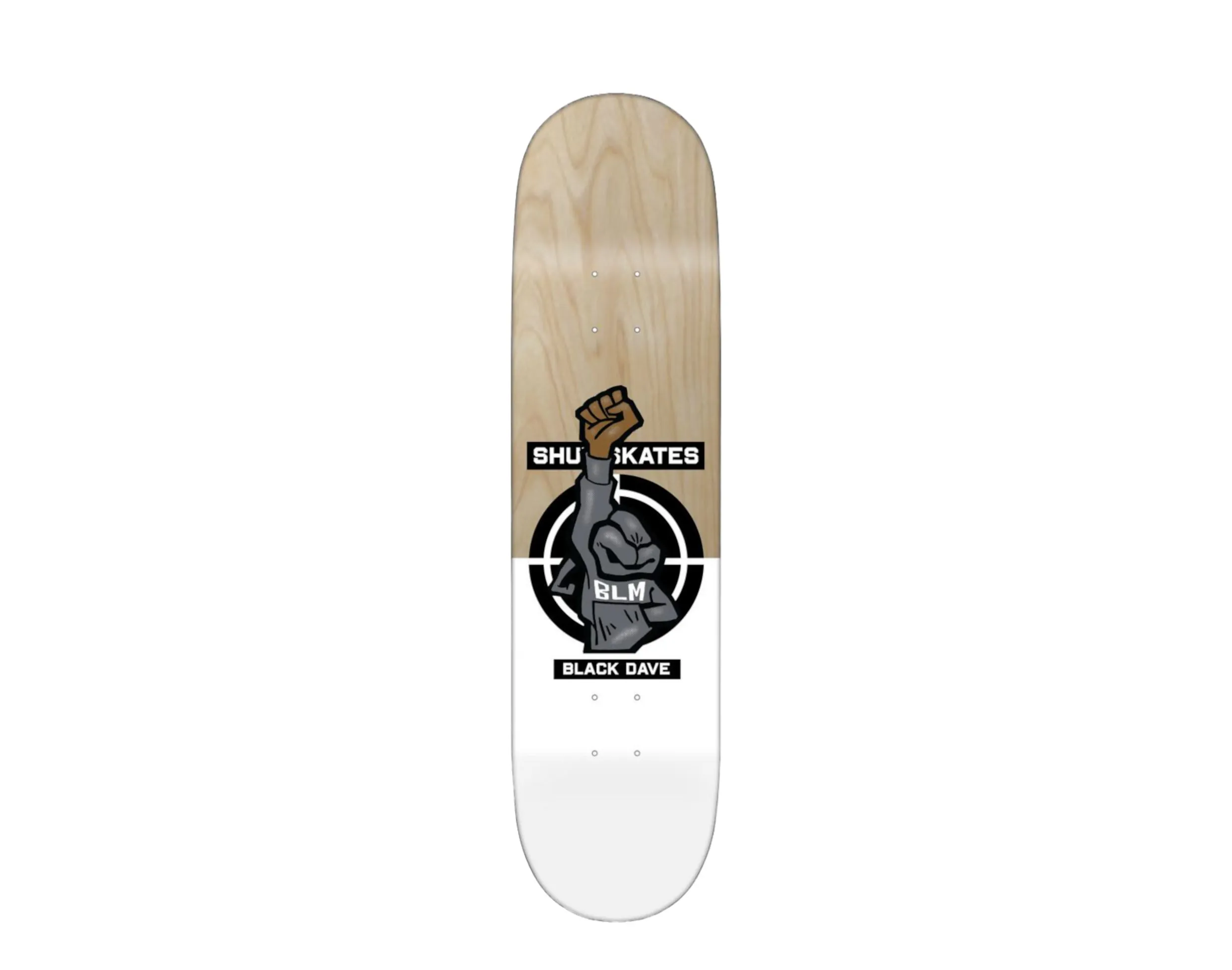 SHUT WILLIS 2 TONE Skateboard Deck