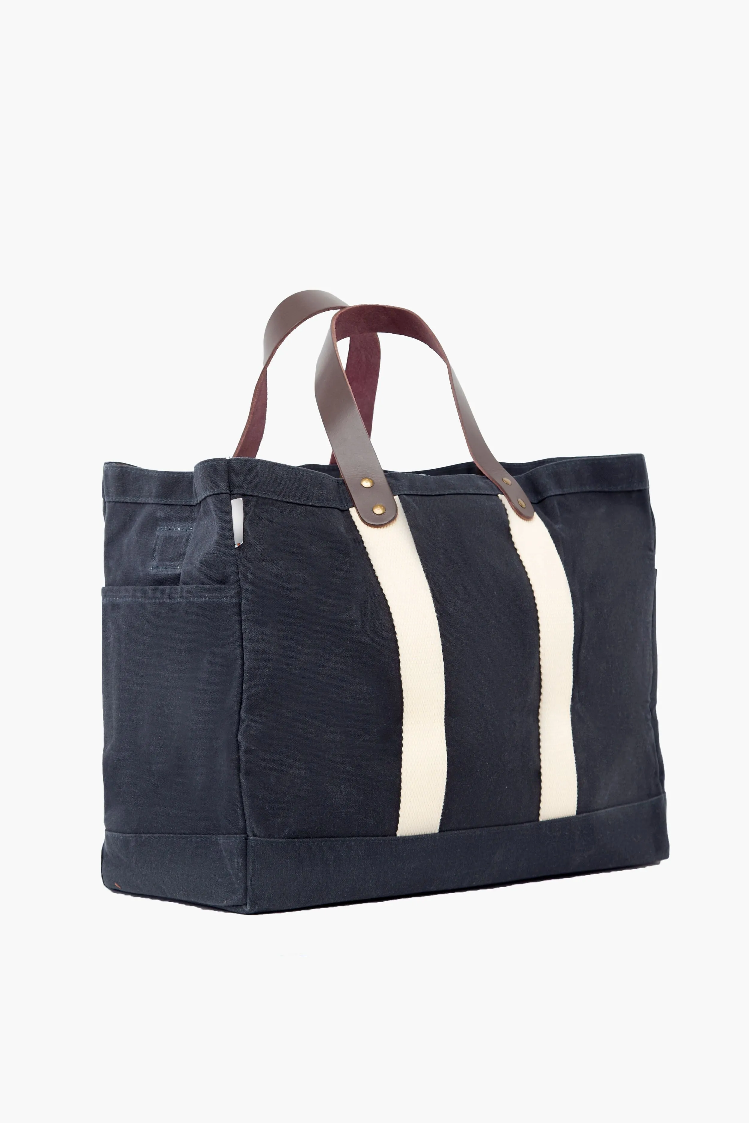 Slate Waxed Commuter Tote