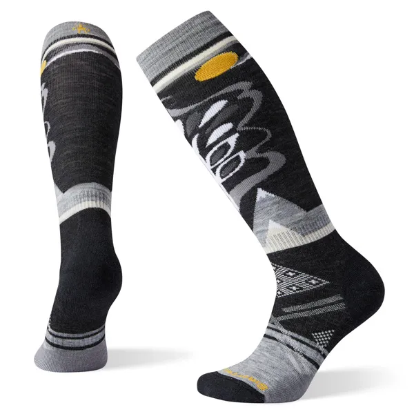 Smartwool Women's PhD Ski Medium Pattern Socks: Black 