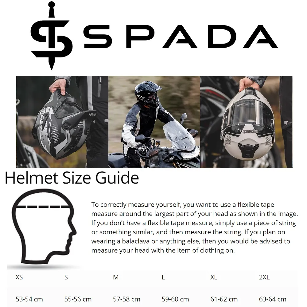 Spada SP17 Plain Helmet - White