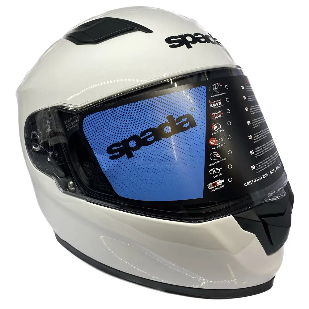 Spada SP17 Plain Helmet - White