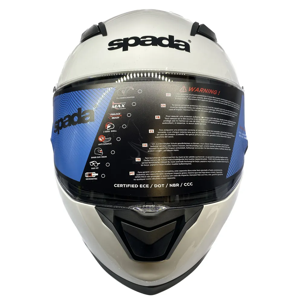 Spada SP17 Plain Helmet - White