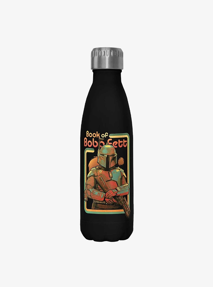 Star Wars The Book of Boba Fett Boba Force Black Stainless Steel Water Bottle