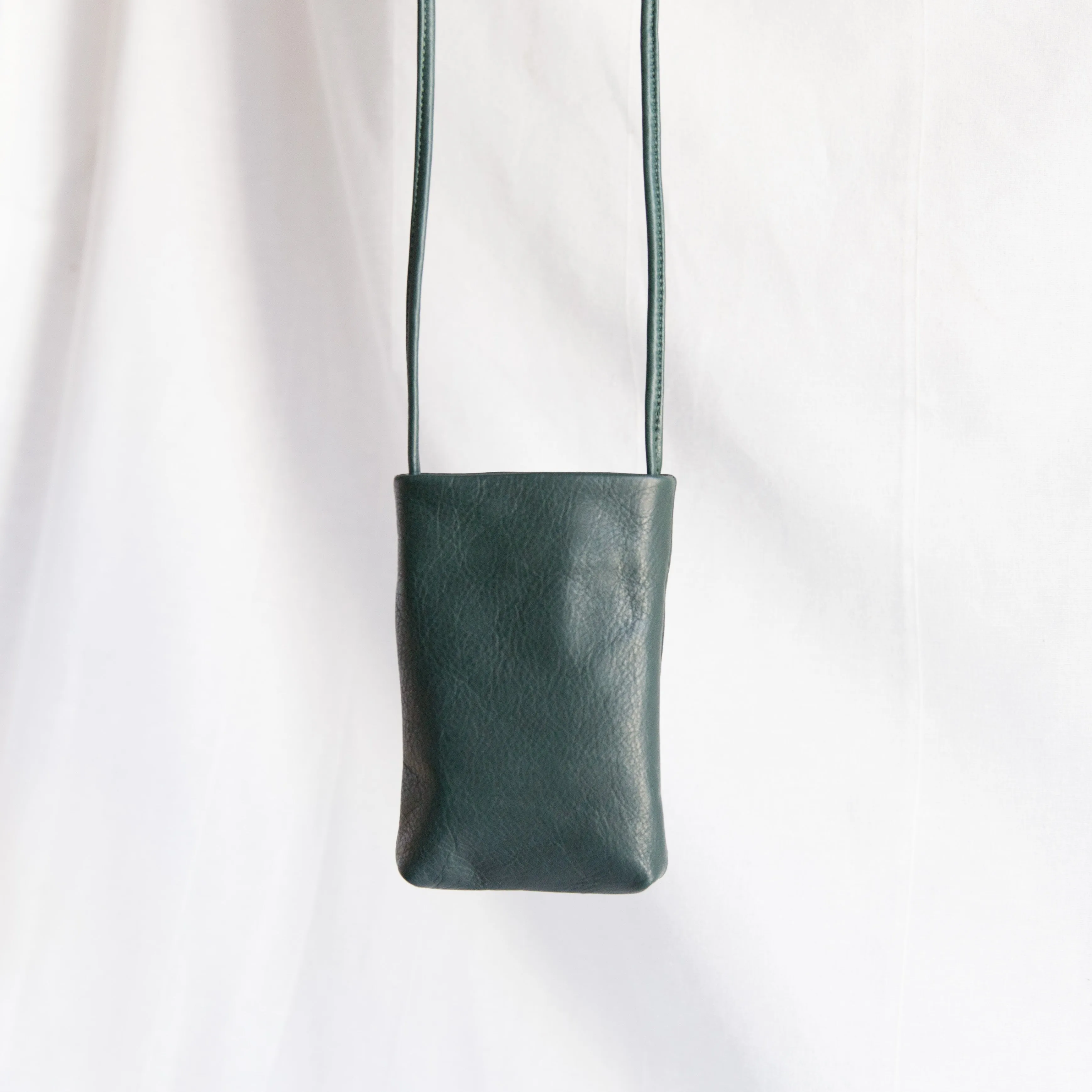 Sven | Small Leather Bag in Forest