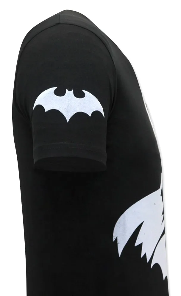 T Shirt with Batman Print  Black | NEW |