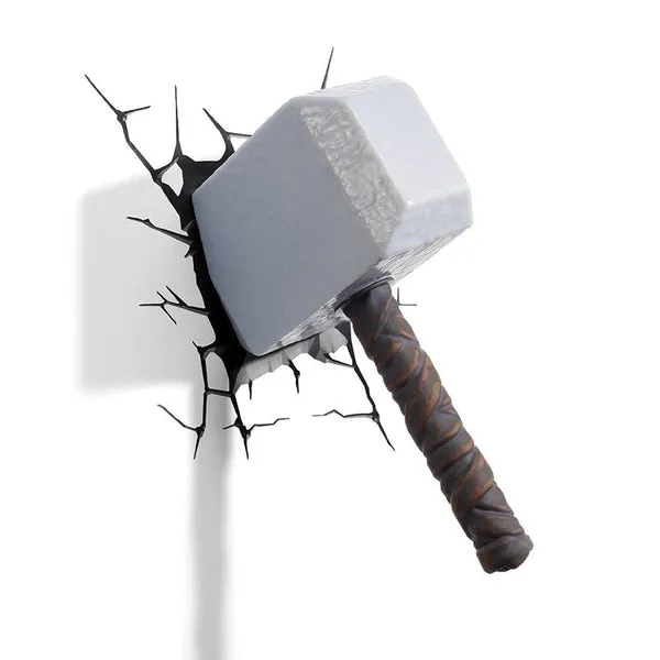 Thor Hammer 3D Night Light