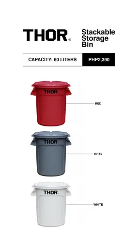 THOR Stackable Storage Bin 60L