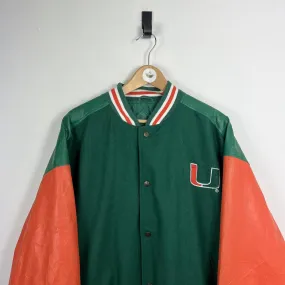 University of Miami varsity jacket XL